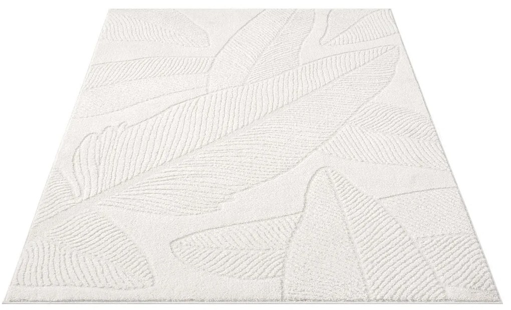 Dekorstudio Moderný koberec LOUNGE 0629 - krémový Rozmer koberca: 160x230cm