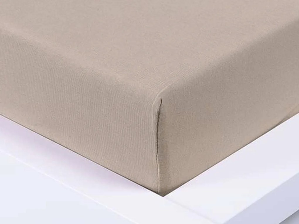 XPOSE® Jersey plachta Exclusive - kávová 200x200 cm