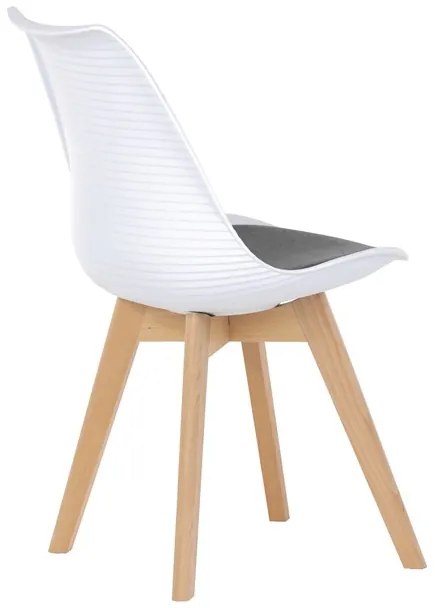 Autronic BONTEC Jedálenská stolička, biela, plast, CT-X7056 GREY Farba: Biela