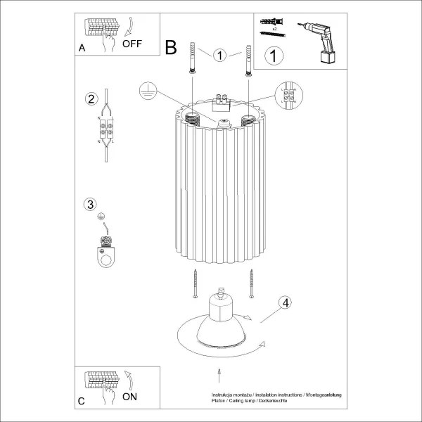 BRILAGI - LED bodové svietidlo CRESTO 1xGU10/10W/230V 10 cm zlaté