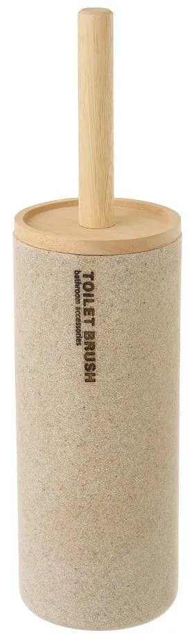 Béžová WC kefa z polyresínu – Casa Selección