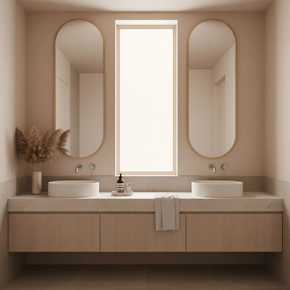 Rea Clif, umývadlová podomietková batéria, brúsená oceľ, REA-B5840