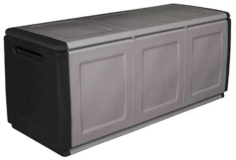 ArtPlast Plastový odkladací box s vekom, 960x570x530 mm, béžový