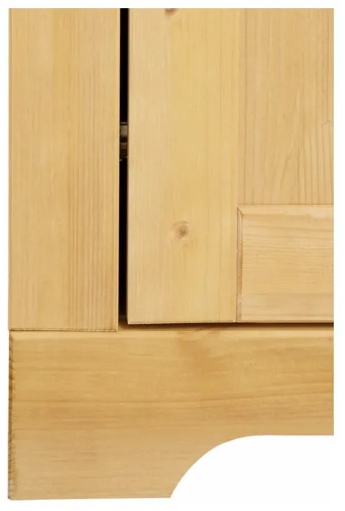 Vitrína z borovicového dreva v prírodnej farbe 180x35 cm Lisa – Støraa