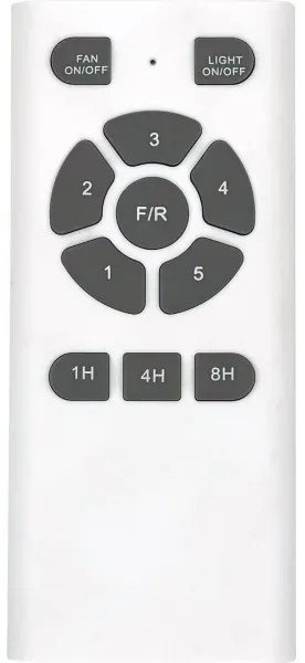 ZEVENTI - LED stropný ventilátor GINOSA LED/18W/230V Wi-Fi Tuya čierny/dub + DO