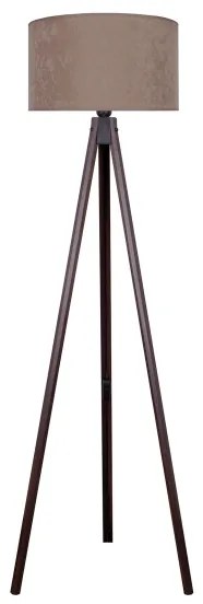 Brilagi - Stojacia lampa VELVET 1xE27/60W/230V wenge/béžová