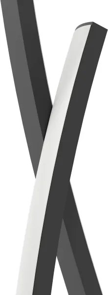 Eglo 901803 - LED stojacia lampa GRISOLIA LED/20W/230V čierna