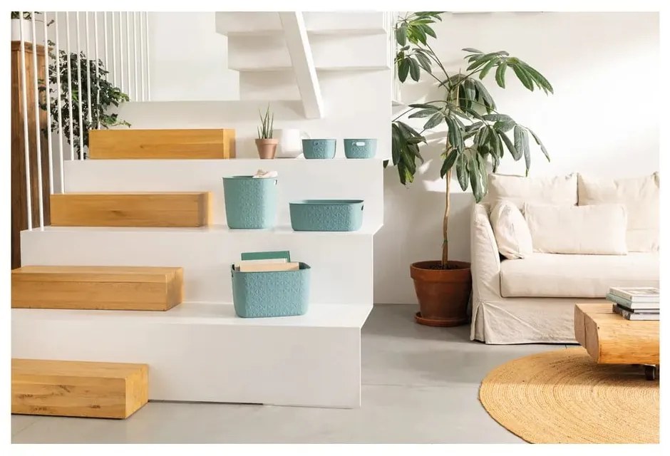 Úložné plastové košíky v súprave 2 ks 19x19x11 cm Softex – Curver