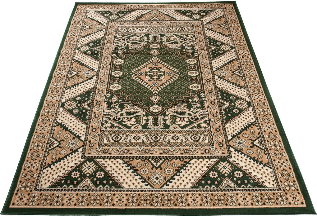 TA Koberec L429A Z_GREEN EUFRAT BLX Zelený Obdĺžnikový Rozmer: 80x150 cm