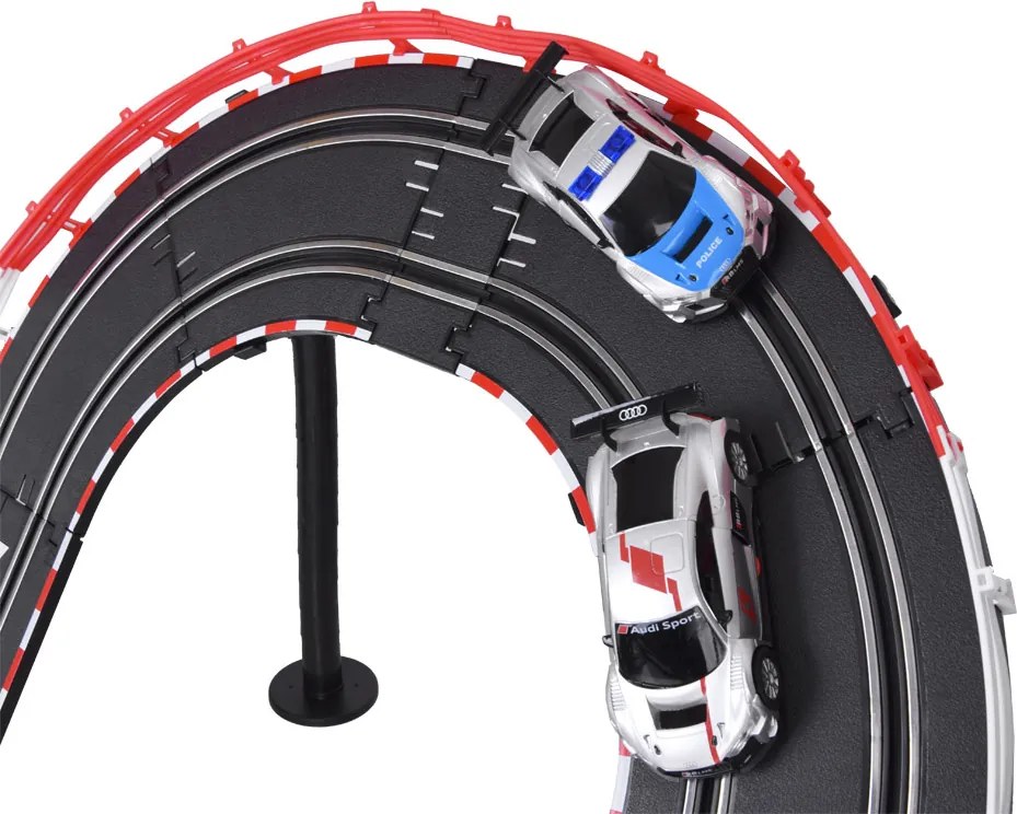 JOKOMISIADA Elektrická pretekárska rallye dráha, 2 autá AUDI, trať 8 m RC0620