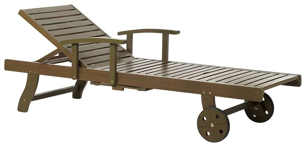 Záhradné lehátko Amati (tmavé drevo). Vlastná spoľahlivá doprava až k Vám domov. 1077454
