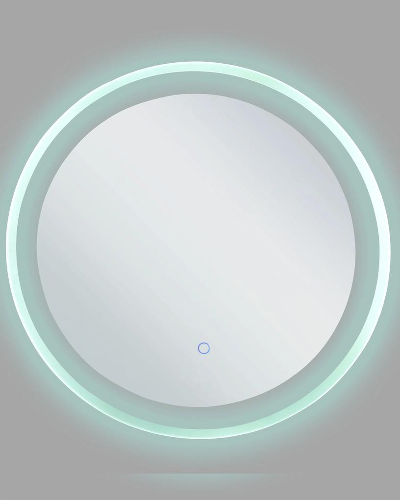 Okrúhle LED nástenné zrkadlo ø 58 cm BRINAY Beliani