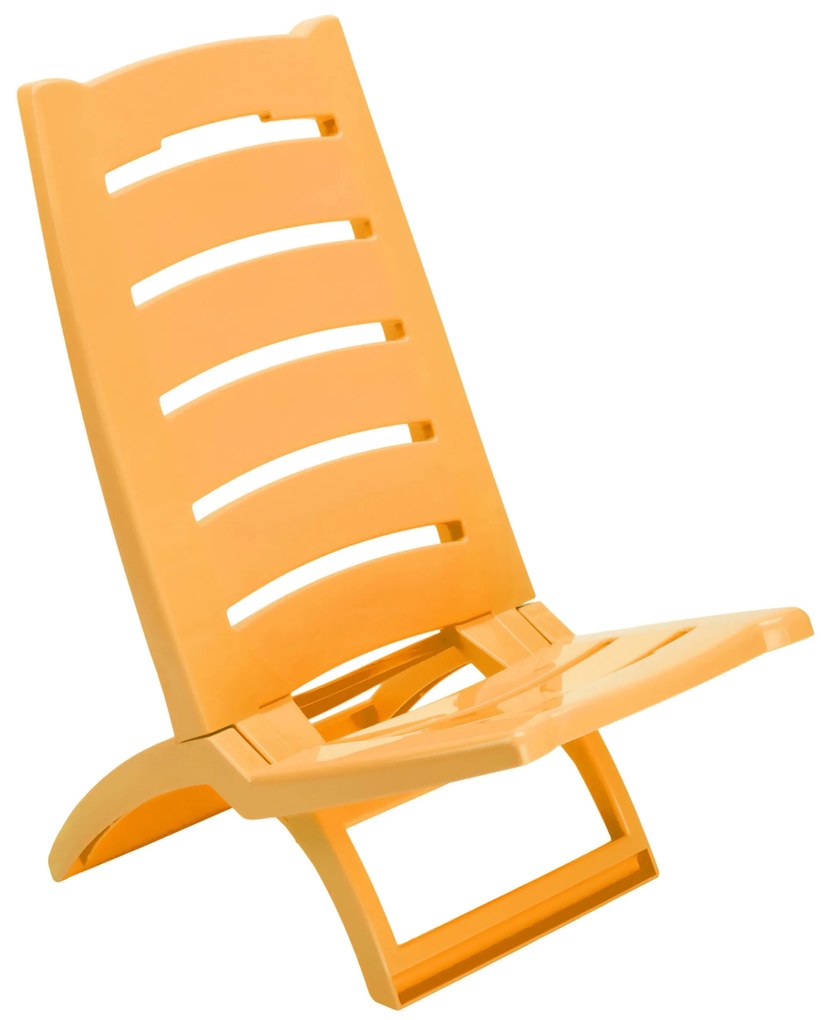 Plážové kreslo Tirreno žlté