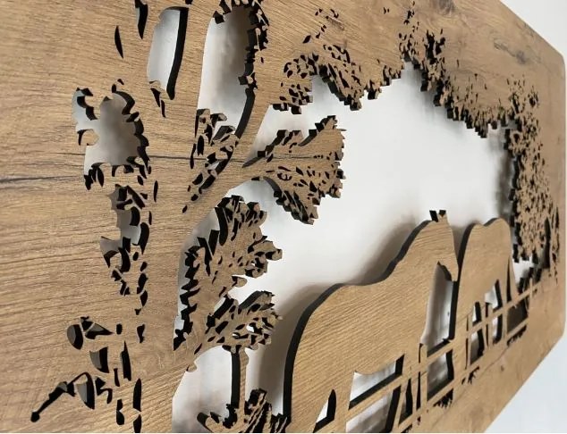 Led obraz Kone na batériu