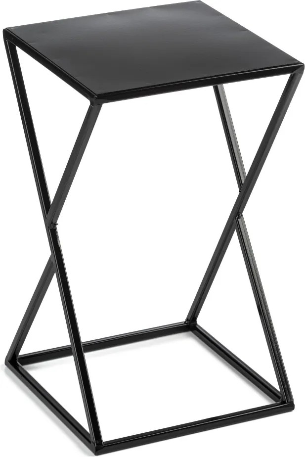 STOJAN NA KVETINÁČ LOFT3 40X24X24 CM ČIERNA