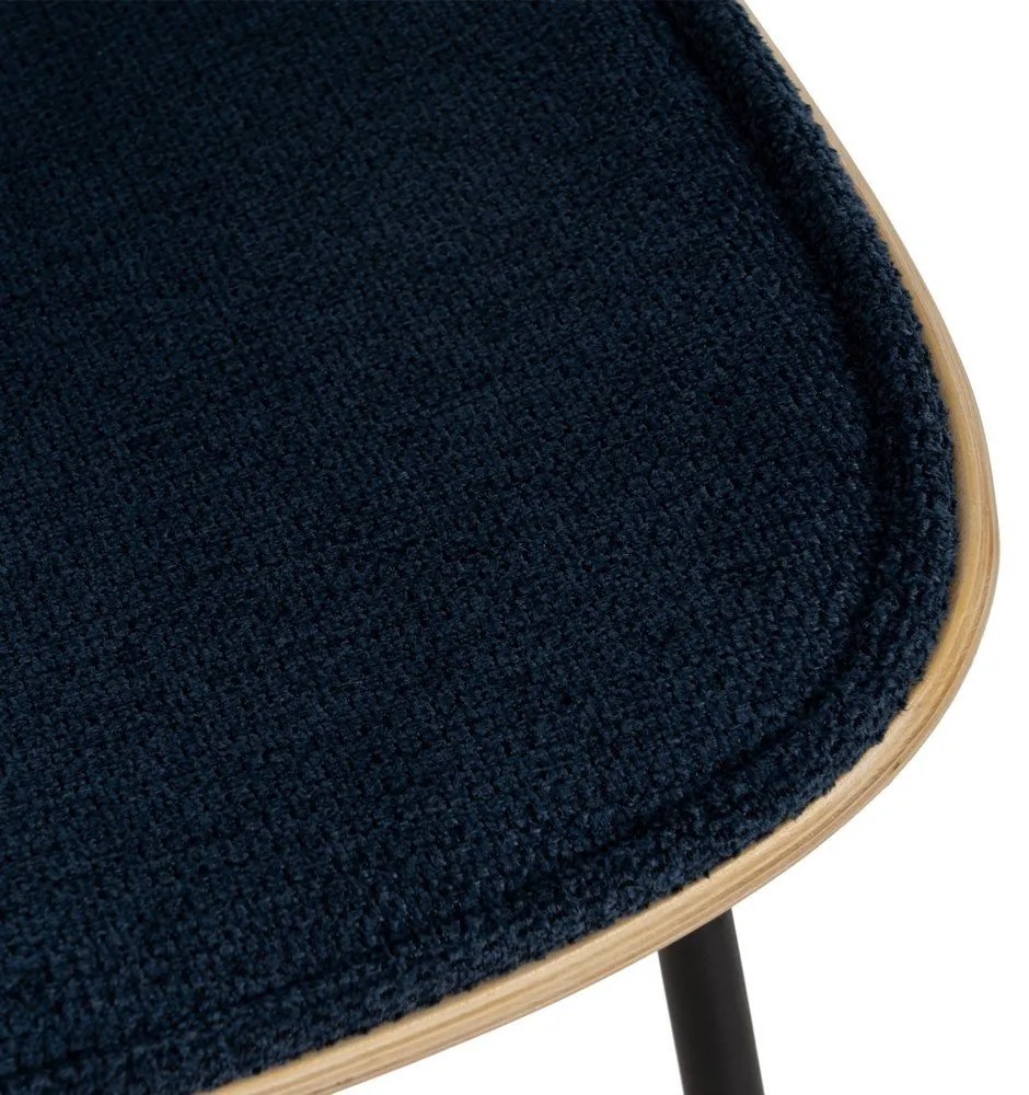 Tmavomodré jedálenské stoličky v súprave 2 ks Elio – Ixia