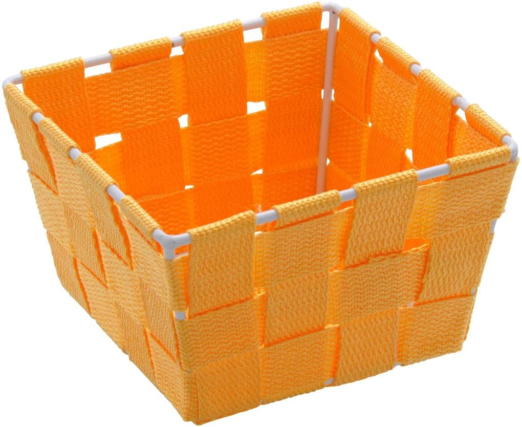 WENKO Úložný box štvorcový ADRIA oranžový 14x9x14 cm