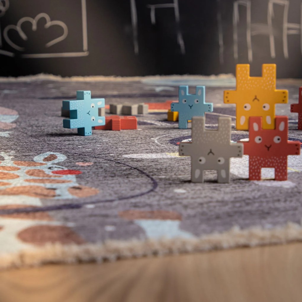 Obsession, Kusový koberec My Greta 600 space grey, 115x170, šedá, detská izba