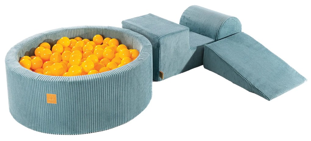 Bazénová zostava Corduroy Turquoise, 90x30 cm