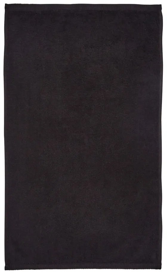 Čierny rýchloschnúci/froté bavlnený uterák 50x85 cm Quick Dry – Catherine Lansfield