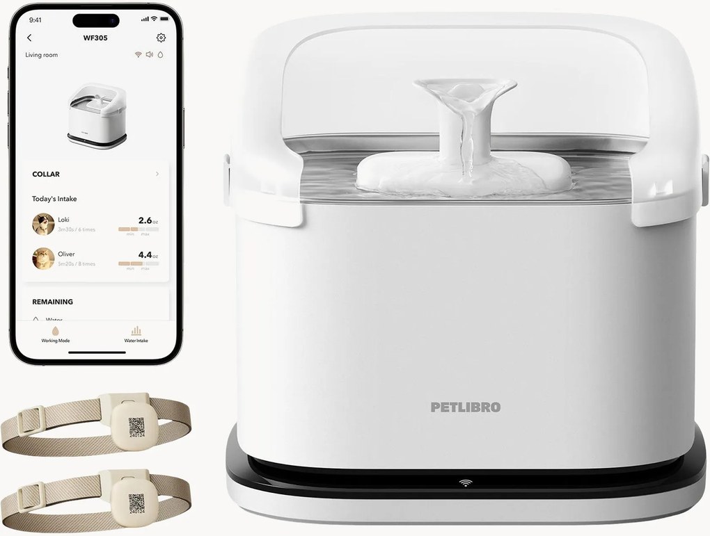 Inteligentná fontána pre mačky Dockstream RFID