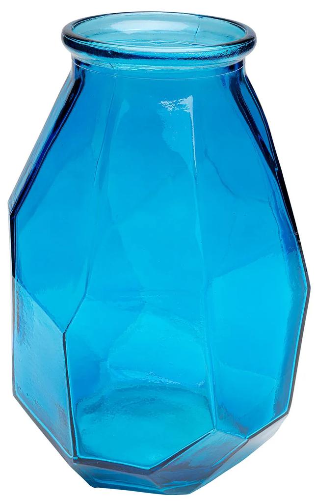 Origami váza modrá 35 cm