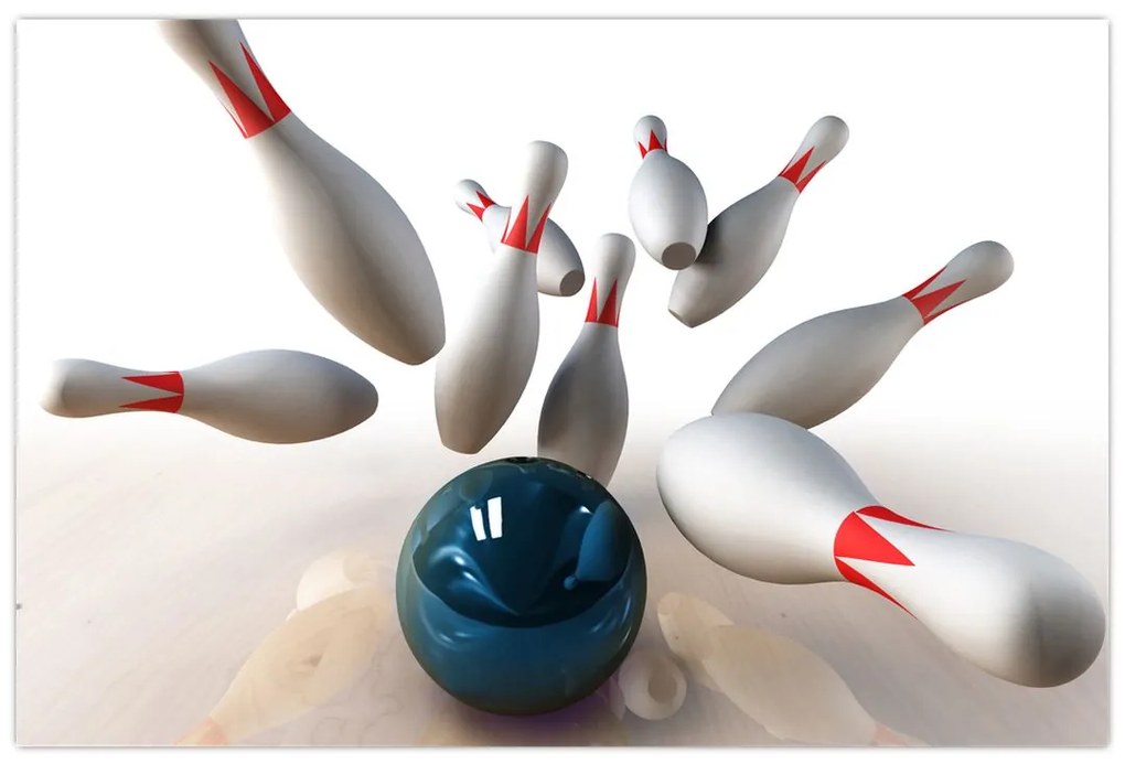 Obraz - Bowling (90x60 cm)