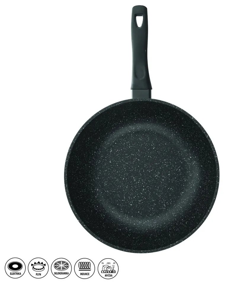 WOK panvica s nepriľnavým povrchom Pfluon Granit Orion Grande, ⌀ 30 cm