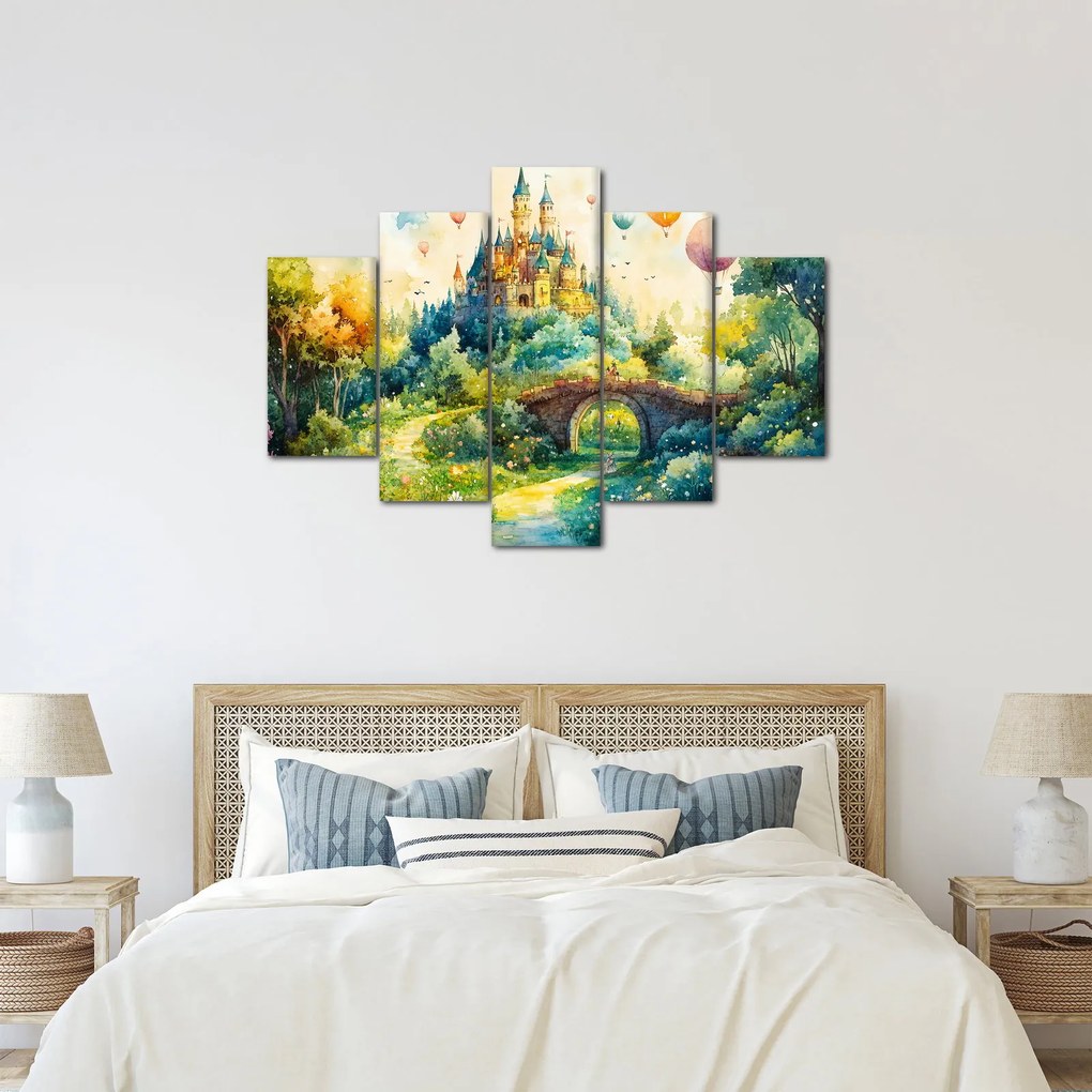 Obraz - Rozprávkový zámok (150x105 cm)