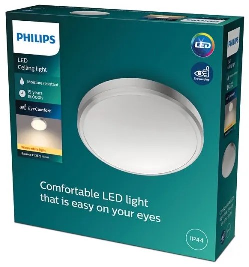 Philips - LED Kúpeľňové stropné svietidlo BALANCE LED/17W/230V IP44