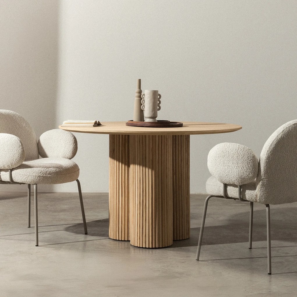 Jídelní stůl Ritz 121 cm dub/jasan