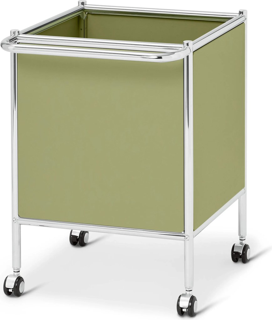 Kovový bočný vozík »CN3 Kids« s kolieskami, pistáciový