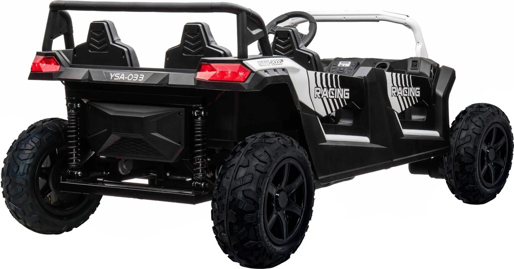 Ramiz 4-miestna bugina ATV RACING UTV2000 s lítium-iónovou batériou biela