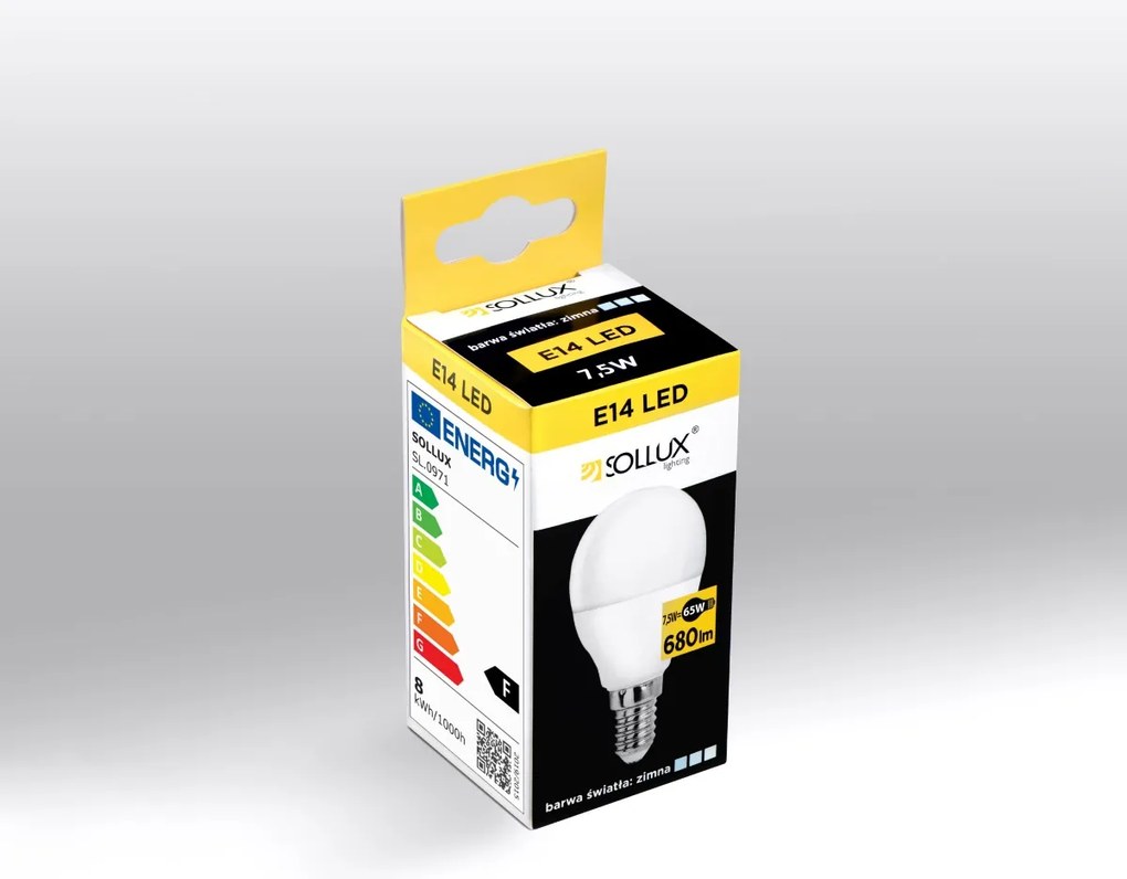 LED žiarovka E14 4000k 7,5w 680lm