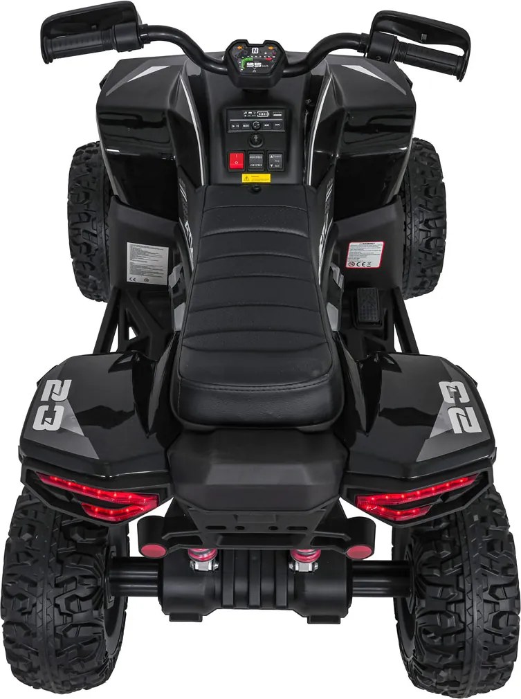 Ramiz Rýchle koleso Quad Vehicle Čierna