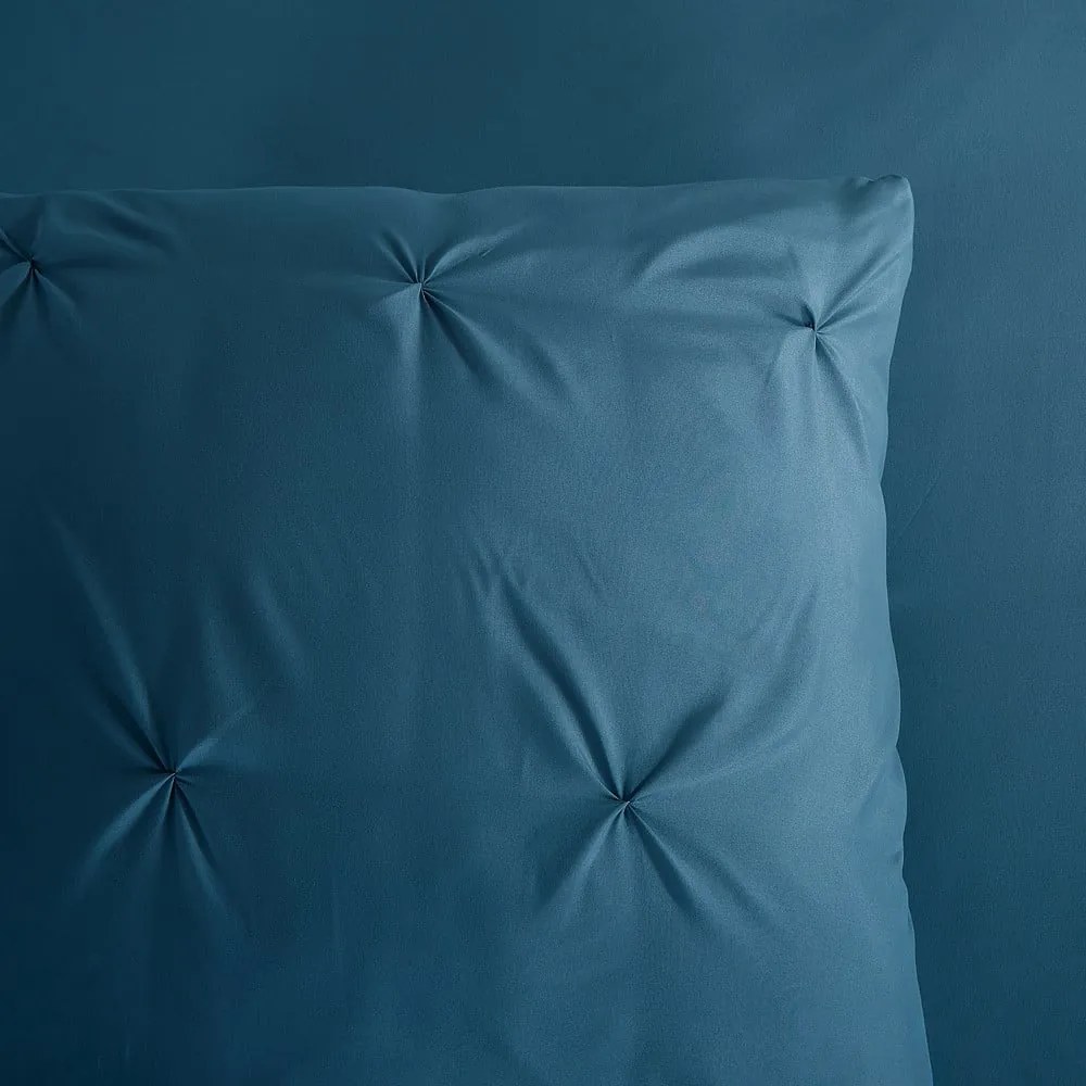 Predĺžené obliečky na dvojlôžko z mikrovlákna v petrolejovej farbe 200x220 cm Pure Elegance – Good Morning