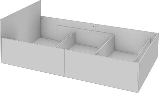 Jednolôžková posteľ s roštom a matracom 100x200 cm, sonoma