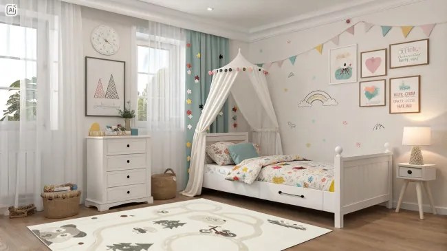 Koberec Tanami Kids C7003A krémový