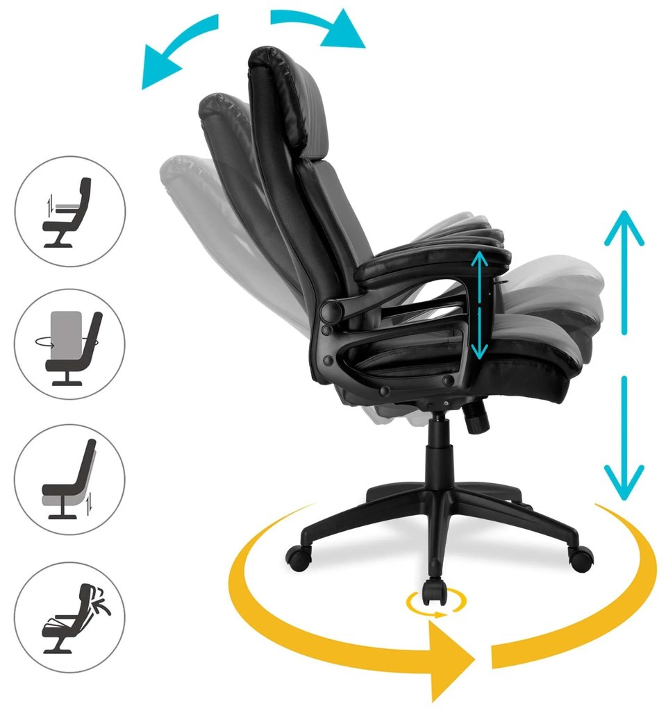 Kancelárske kreslo Concord I čierne