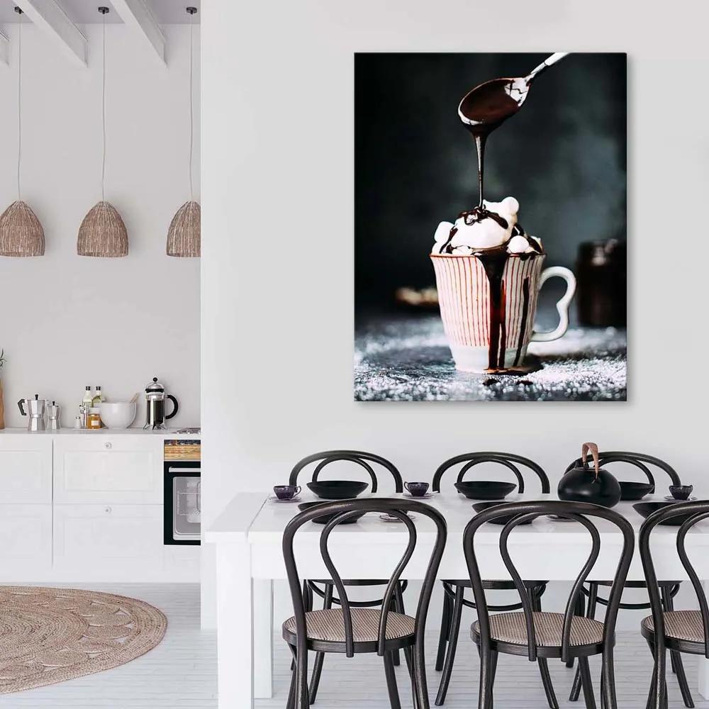 Gario Obraz na plátne Káva s marshmallows Rozmery: 40 x 60 cm