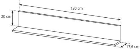 OBÝVACIA STENA / ZOSTAVA LEANDER DUB GRANDE / BIELA