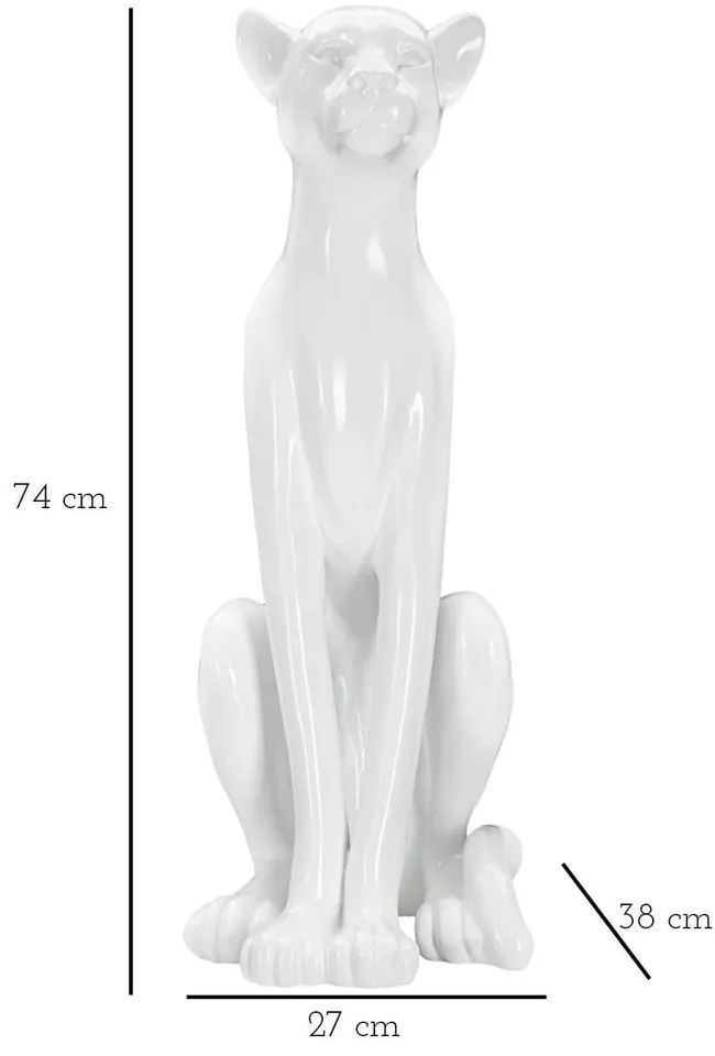 Soška z polyresínu 74 cm Leopard – Mauro Ferretti
