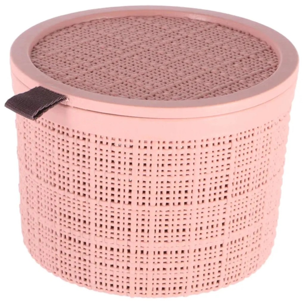 Curver Úložný kôš JUTE 2L, ružový