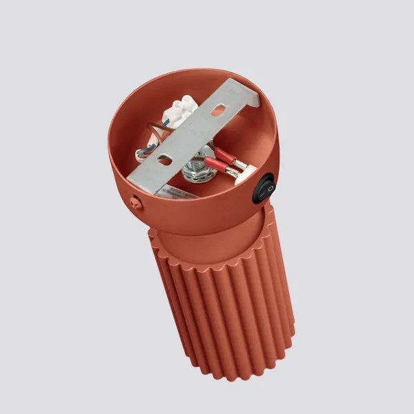 Sollux SL.1636 - Nástenné bodové svietidlo KARBON 1xGU10/10W/230V červená