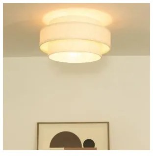 Stropné svietidlo BOHO 1xE27/60W/230V priemer 40 cm biele