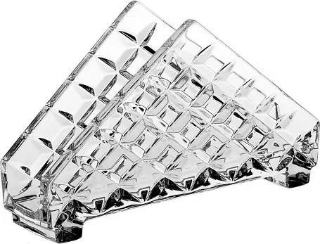 Crystal Bohemia Stojan na servítky DIAMOND 172 mm