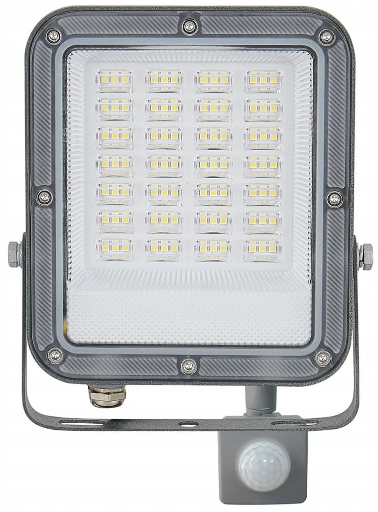 BERGE LED reflektor ODYN s pohybovým senzorom 100W - 9000lm - 4000K - IP66