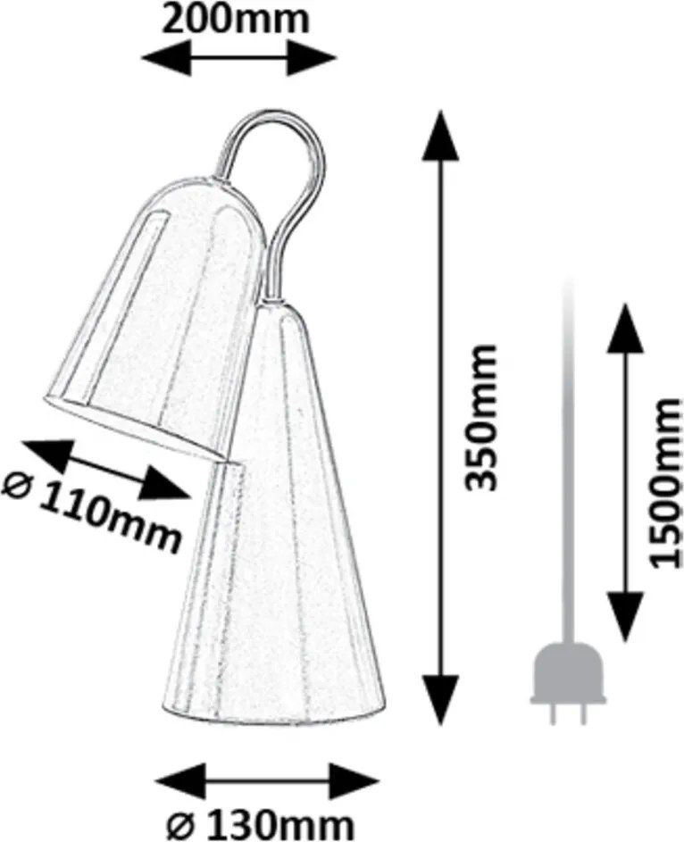 Rabalux RABAL stolná lampa 74224