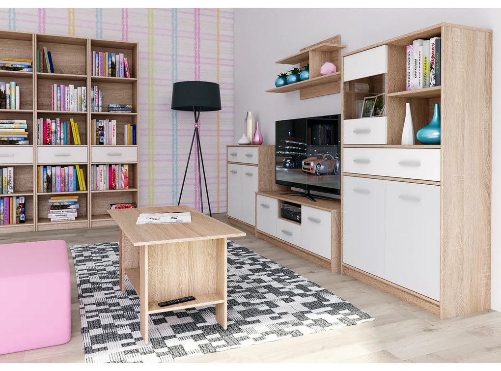 TEYO 2D1W1S skrinka, biela