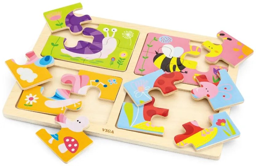 Viga Hmyzie puzzle 4v1